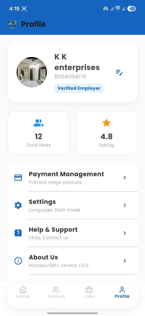 Worker Profile